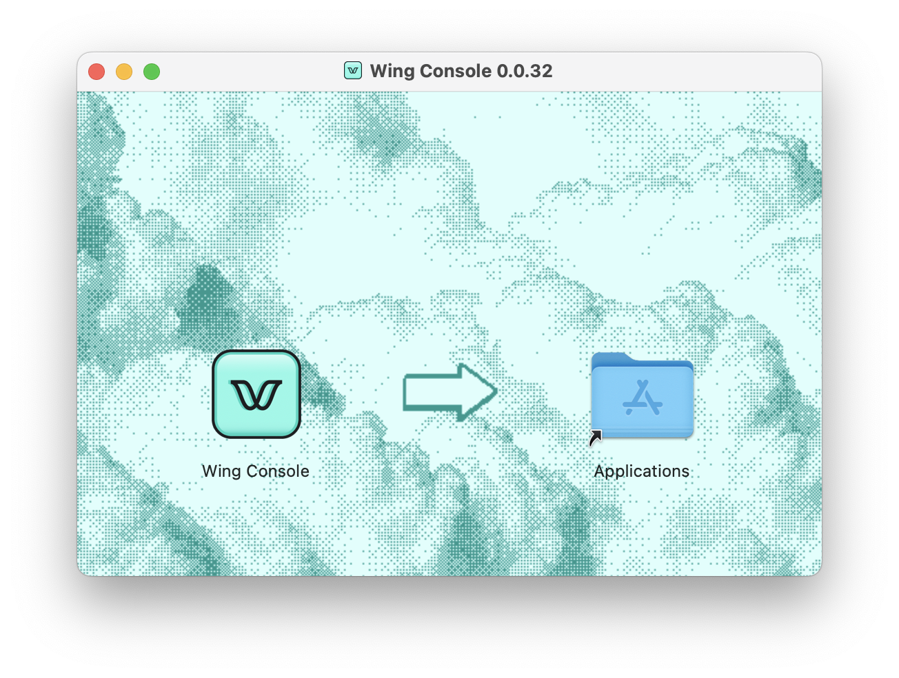 Drag the Wing Console app into Applications